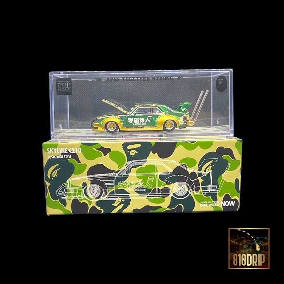 Bape x Poprace Skyline C210 Model Car - Picture 4 of 14
